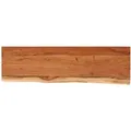 Produktbild: vidaXL Wandregal 60x20x2,5 cm Rechteckig Massivholz Akazie Baumkante 370224