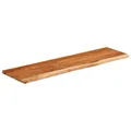 Produktbild: Wandregal 60x20x2,5 Cm Rechteckig Massivholz Akazie Baumkante