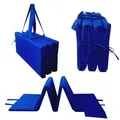 Produktbild: Rzeka Snu Strandmatte klappbar, wasserdicht, dick mit Schaumstoff gefüllt, für steinige Strände nach Kroatien (Blau)
