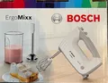 Produktbild: Bosch Ergo Mixx MFQ36470 Handrührer in weiß, inkl. Stabmixeraufsatz