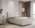 Produktbild: Boxspringbett 120x200, mit Bettkasten, Beige, Matratze und Topper, Einzelbett, REVE, Panda Möbel