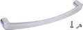 Produktbild: youngschwinnDESIGN - Möbelgriff aus Metall Mattchrom | Länge: 136mm, Bohrlochabstand: 128mm | Schrankgriff, Schubladengriff | Incl. Schrauben