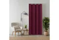Produktbild: tinycurtains Türvorhang für alle gängigen Türgrößen, Thermovorhang (ohne Stange) Türgardine (1 St), Ösen, abdunkelnd, 100% Polyester, Blackout blickdicht, rot Berry 200x150cm für Tür, Schrank & Fenster