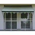 Produktbild: ANGERER FREIZEITMÖBEL Klemmmarkise, BxT: 400x150 cm, grün gestreift - gruen