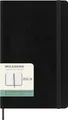 Produktbild: Moleskine Wochen-Notizkalender 2025-2026, 18-Monats-Wochenplaner mit Notizplatz, Weiche Einband und Gummiband, Großformat 13 x 21 cm, Schwarz