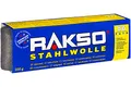 Produktbild: RAKSO Stahlwolle fein 00 | 200g, 1 Banderole, glättet Hölzer, Reinigung Kunststoffjalousien, Gartenmöbel, aufpolieren Aluminium
