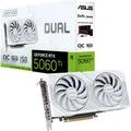 Produktbild: 16GB Asus GeForce RTX 5060 Ti White OC Aktiv PCIe 5.0 x16 (x8) (Retail)