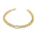 Produktbild: GUESS Schmuck Damen-Kette Pavée Goldfarben JUBN05432JWYGT/U
