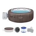 Produktbild: Bestway® Lay-Z-SPA® Energiespar-Whirlpool Dominica HydroJet™ mit App-Steuerung, für 6 Personen Ø 196 x 71 cm, Urbanbraun