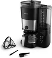 Produktbild: Philips HD7900/50 1,25 l Kaffeemaschine Schwarz mit Mühle | B-WARE