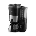 Produktbild: Philips HD7900/50 Filterkaffeemaschine 1,25 l schwarz mit integriertem Mahlwerk