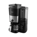 Produktbild: Philips HD7900/50 Filterkaffeemaschine,1,25 l,schwarz, mit integriertem Mahlwerk