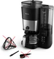 Produktbild: Philips HD7900/50 Filterkaffeemaschine 1,25 l schwarz mit integriertem Mahlwerk