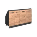 Produktbild: Vicco Dachschrägenschrank-Set Rion, Goldkraft Eiche/Anthrazit, 2er Set
