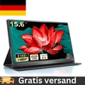 Produktbild: Portable Monitor, 15.6 Zoll Tragbarer Monitor, IPS FHD 1080P HDR, Externer Mobile Bildschirm mit Mini HDMI Typ C, für Laptop, Mac, PS5, Xbox