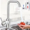 Produktbild: Niederdruck Armatur Küchenarmatur 360° Einhand Wasserhahn Küche Spültischarmatur