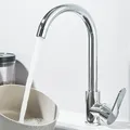 Produktbild: Chrom Wasserhahn Küche Küchenarmatur 360° Einhand Mischbatterie Spültischarmatur