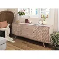 Produktbild: Sideboard Akazie 180x42x75 weiß lackiert MOSAYK #200