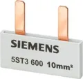 Produktbild: Siemens Stiftsammelschiene 5ST3602 | 1-phasig | 12 Module | 10mm² | isoliert | 63A | Länge 211,5mm | berührungssicher