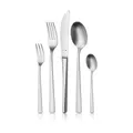 Produktbild: WMF Corvo Besteck Set 12 Personen, 66 teilig, 60 Teile mit Servierbesteck, Hohlheftmesser, Cromargan protect mattiert, kratzbeständig, spülmaschinenfest