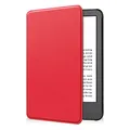 Produktbild: Lobwerk Tablet Hülle für Amazon Kindle eReader 11. Generation 2022 6 Zoll Slim Case Etui mit Standfunktion und Auto Sleep/Wake Funktion Rot