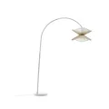 Produktbild: Lindby Bogenleuchte Stehlampe Valdorin beige Papier 195 cm IP20 Lampe Leuchte573