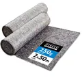 Produktbild: STROXX – Malervlies 2 x 50m mit 250g/m² – Abdeckvlies in Profi-Qualität mit PE Anti-Rutsch Beschichtung – extra starkes Schutzvlies – mehrfach verwendbar