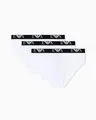 Produktbild: Emporio Armani Herren Bold Monogram 3-Pack Brief Slip, Weiß/Weiß/Weiß, L (3er Pack)
