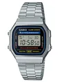 Produktbild: CASIO Uhr Herrenuhr Edelstahl Resin Digital Datum Licht Alarm A168WA-1YES