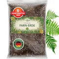 Produktbild: ORAGARDEN Farn Erde für Zimmerpflanzen und Garten - 1L Farn Substrat für Pflanzen, Palmen, Blumen - 5 Komponenten Blumenerde