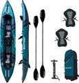 Produktbild: WattSUP COD 2 Personen Kajak SET aufblasbar Drop-Stich Kanu Boot Kayak Paddel