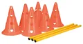 Produktbild: 32091 Dog Activity Hindernisse, 3 St., ø 23 × 30 cm/78 cm, orange/gelb