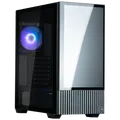 Produktbild: Zalman Z10 DS PC-Gehäuse, Midi-Tower, ATX, RGB, Tempered Glass - schwarz, mit LCD-Display