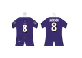 Produktbild: Lamar Jackson Baltimore Ravens NFL Car Mini Kit mit Saugnapf 17x18cm