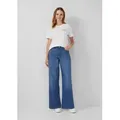Produktbild: s.Oliver Weite Jeans Jeans-Hose SURI Jeans Suri / Regular Fit / High Rise / Wide Leg blau 34/30