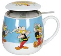 Produktbild: Könitz Asterix Zaubertrank Becher, mit Sieb und Deckel, Becher, Tasse, Kaffeetasse, Porzellan, 300 ml, 11 5 143 2383