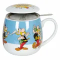 Produktbild: Könitz Asterix Zaubertrank Becher mit Sieb und Deckel Becher Kaffee Tasse 300 ml