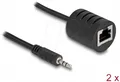 Produktbild: DELOCK 87858 - Audio Extender über Cat.5, 3,5 mm Klinkenstecker, bis 50 m