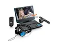 Produktbild: Lenco DVP-910BU - 9 Zoll tragbarer DVD-Spieler mit Kopfhörer und Kopfstützenbefestigung - integrierter Akku - USB-Eingang - Blau/Schwarz