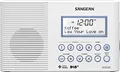 Produktbild: Sangean H-203 Tragbares Radio | Wasserdichtes DAB + und UKW-Radio | Digitale badradio | Mit Taschenlampe | weiß