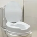 Produktbild: OrtoPrime Toilettensitzerhöhung 10cm mit Deckel Orthopädischer Toilettensitz