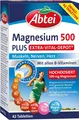 Produktbild: Abtei Magnesium 500 Plus Extra-Vital-Depot Hochdosiert B-Vitamine 42 Tabletten