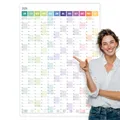 Produktbild: heaven+paper® Wandkalender 2026 | Jahresplaner 2026 A1 | Jahreskalender 26 aus FSC zertifizierten Naturpapier | 12 Monate mit Feiertagen | Calendar made in Germany | XXL Wandkalender | Wandplaner