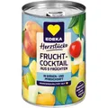 Produktbild: Edeka Obstkonserve Herzstücke Fruchtcocktail, in Birnen- und Pfirsichsaft, 5 Fruchtsorten, 250g