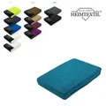 Produktbild: EXKLUSIV HEIMTEXTIL Frottee Spannbettlaken Premium Marke 60 - 70 x 140 cm Petrol