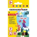 Produktbild: Eberhard Faber Buntstift Aquarell Wachsmalstift Mini Maxi 3 in 1 Jumbo 6er Set