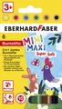 Produktbild: 6 EBERHARD FABER Buntstift 3in1 Jumbo MINI MAXI, 6er Etui
