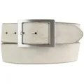 Produktbild: BELTINGER Ledergürtel Herren-Gürtel aus weichem Vollrindleder mit Doppel-Schnalle Vintage-Lo (1-St) weiches Leder, Gürtelschnalle in Altsilber, Vintage beige|silberfarben 80 cm (Gesamtlänge 95 cm)