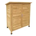 Produktbild: Gartenhaus mit 2 Flügel Tür 870x465x916 mm Fichtenholz Gerätehaus