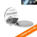 Produktbild: 1 x CR2430 Lithium Knopfzelle Batterie von Camelion ø24,5x3 mm DL2430 270mAh
